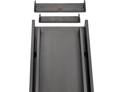 Custom SS316 Tile Insert Linear Floor Grate Gun Metal VII