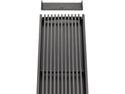 Custom SS316 Wedge Wire Linear Floor Grate Gun Metal VII