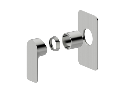 Ash Wall Shower / Bath Mixer Brushed Nickel