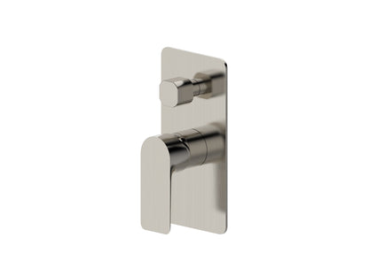 Ash Wall Diverter Shower / Bath Mixer Brushed Nickel