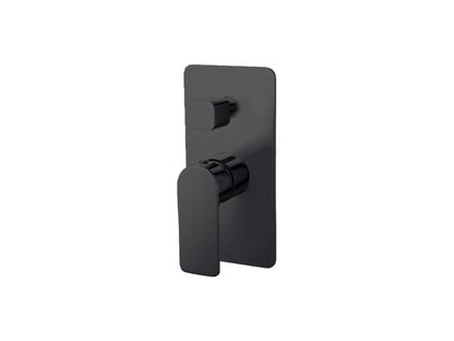 Ash Wall Diverter Shower / Bath Mixer Matte Black