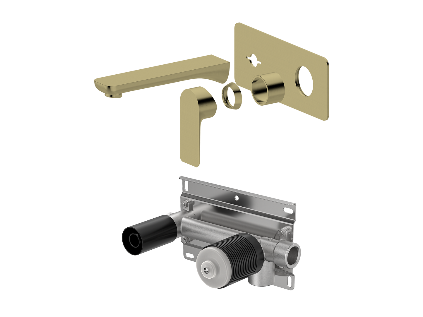 Ash Wall Basin/Bath Mixer