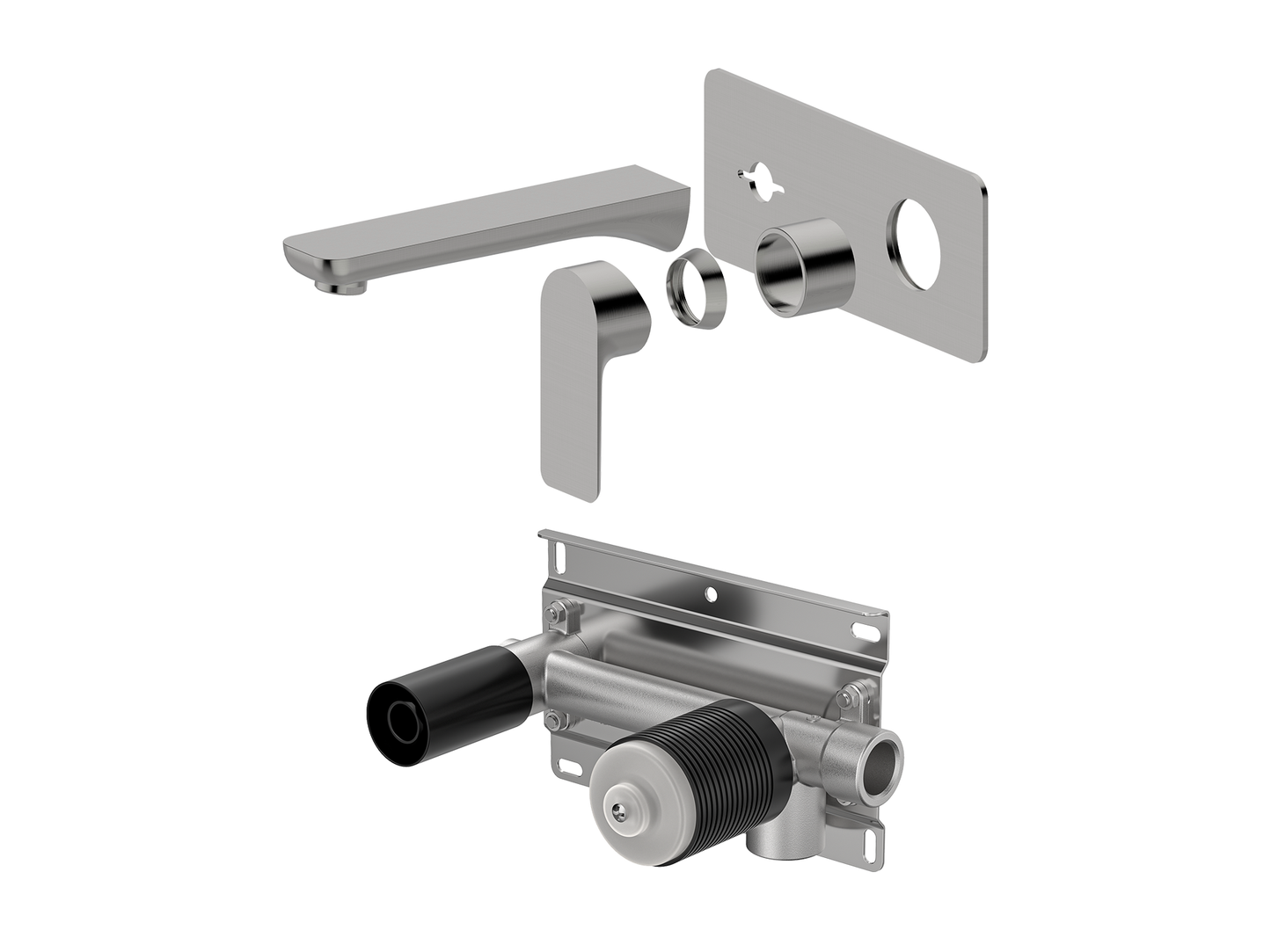 Ash Wall Basin/Bath Mixer