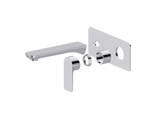 Ash Wall Basin/Bath Mixer Chrome