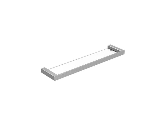 Aspen Glass Shelf Brushed Nickel