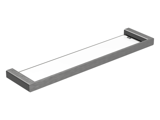 Aspen Glass Shelf Brushed Nickel