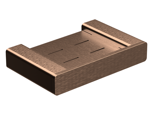 Aspen Soap Dish Brushed Copper