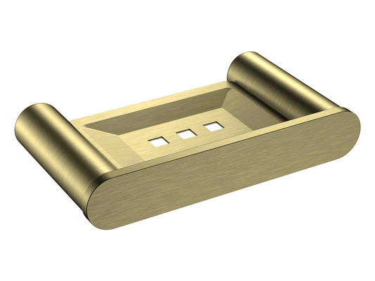Azalea Soap Dish Brushed Gold