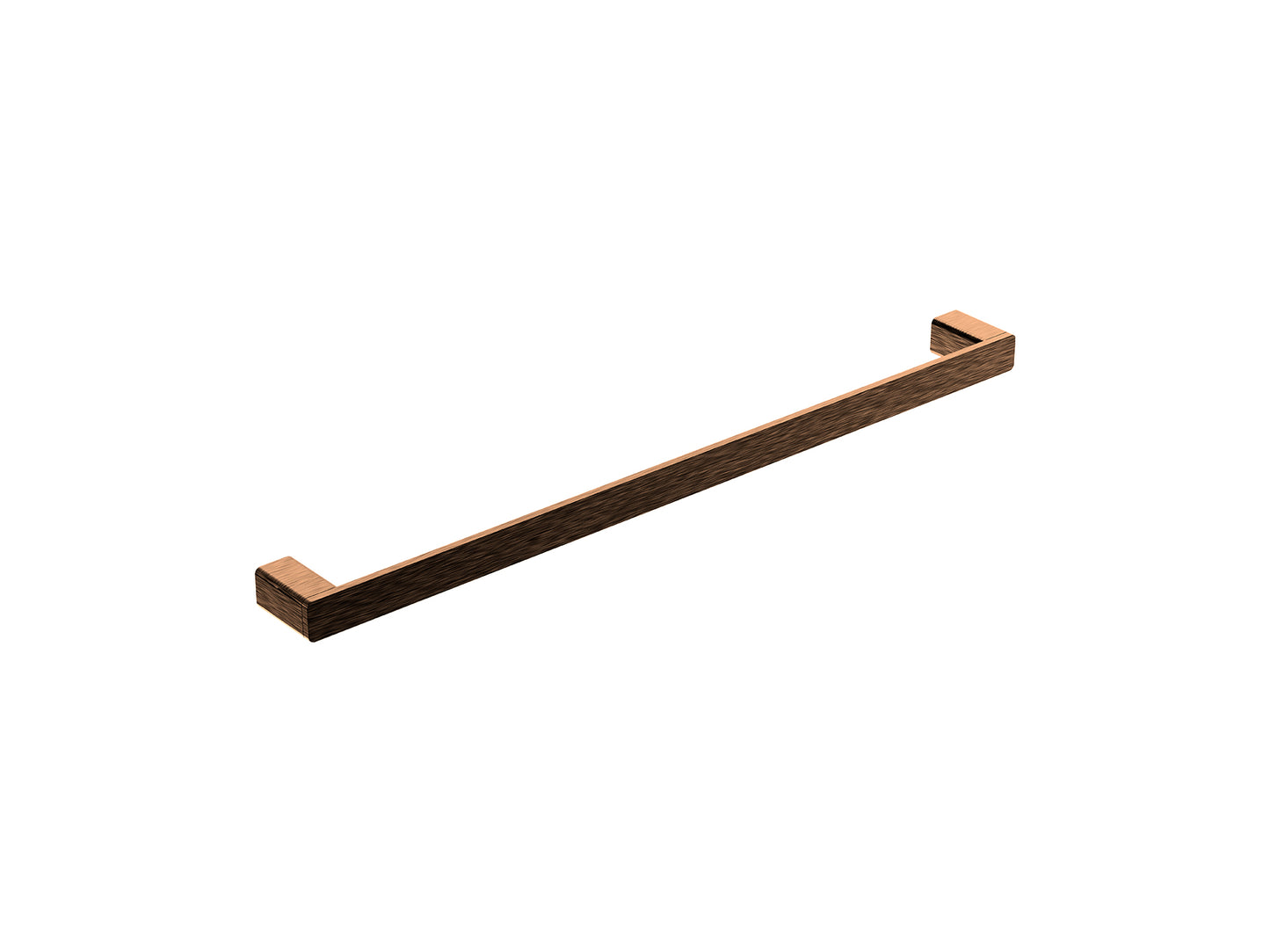 Aspen 600mm Single Towel Rail Brushed Copper