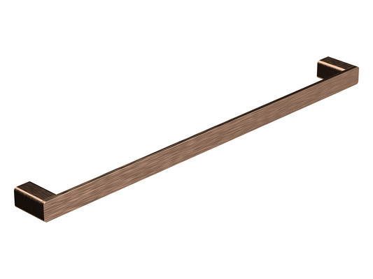 Aspen 600mm Single Towel Rail Brushed Copper