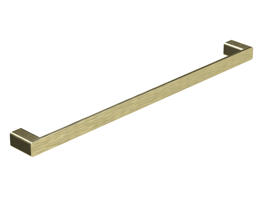 Aspen 600mm Single Towel Rail Brushed Gold