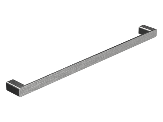 Aspen 600mm Single Towel Rail Brushed Nickel