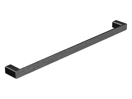Aspen 600mm Single Towel Rail Gun Metal