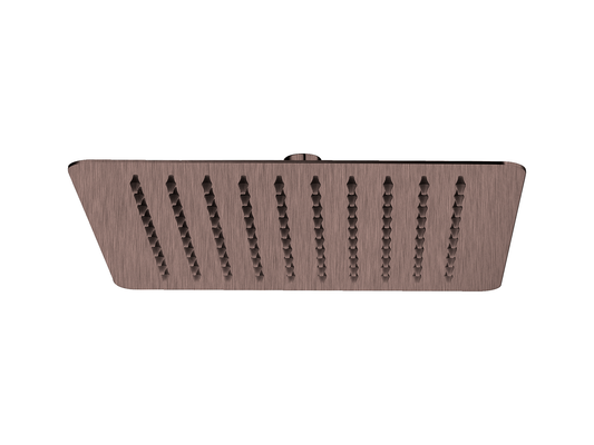 Aspen 250mm Stainless Steel Shower Head Antique Copper