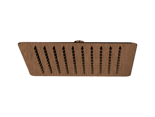 Aspen 250mm Stainless Steel Shower Head Brushed Copper