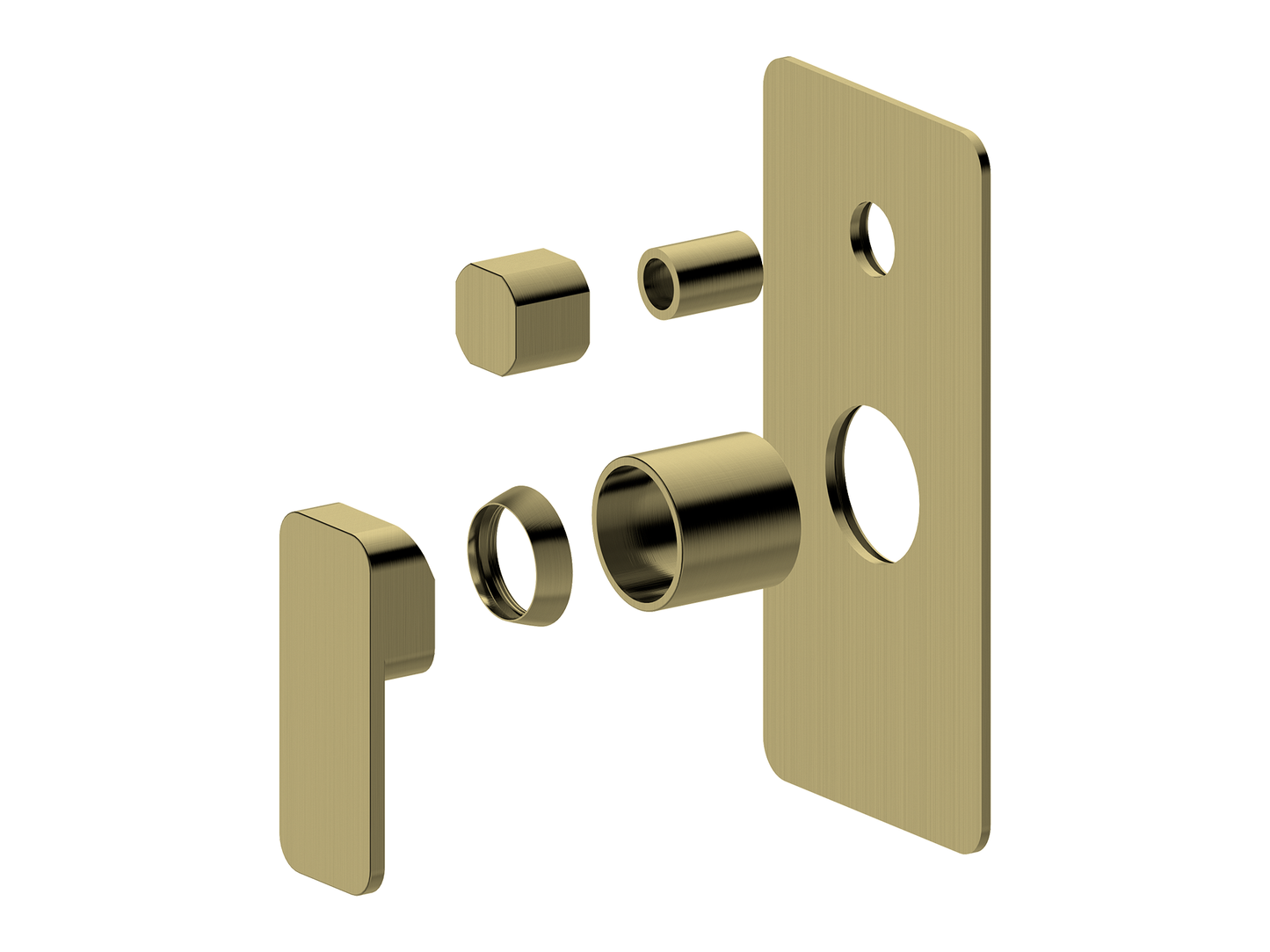 Aspen Wall Shower/Bath Diverter Mixer Trim Kit Only