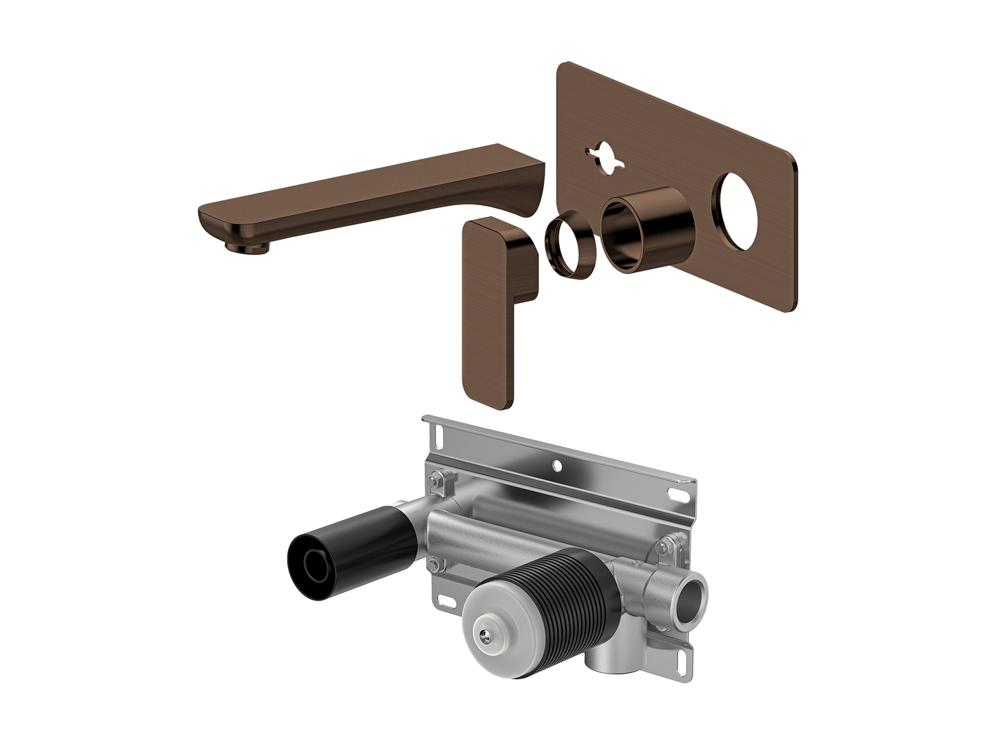 Aspen Wall Basin/Bath Mixer