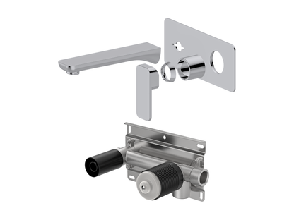 Aspen Wall Basin/Bath Mixer