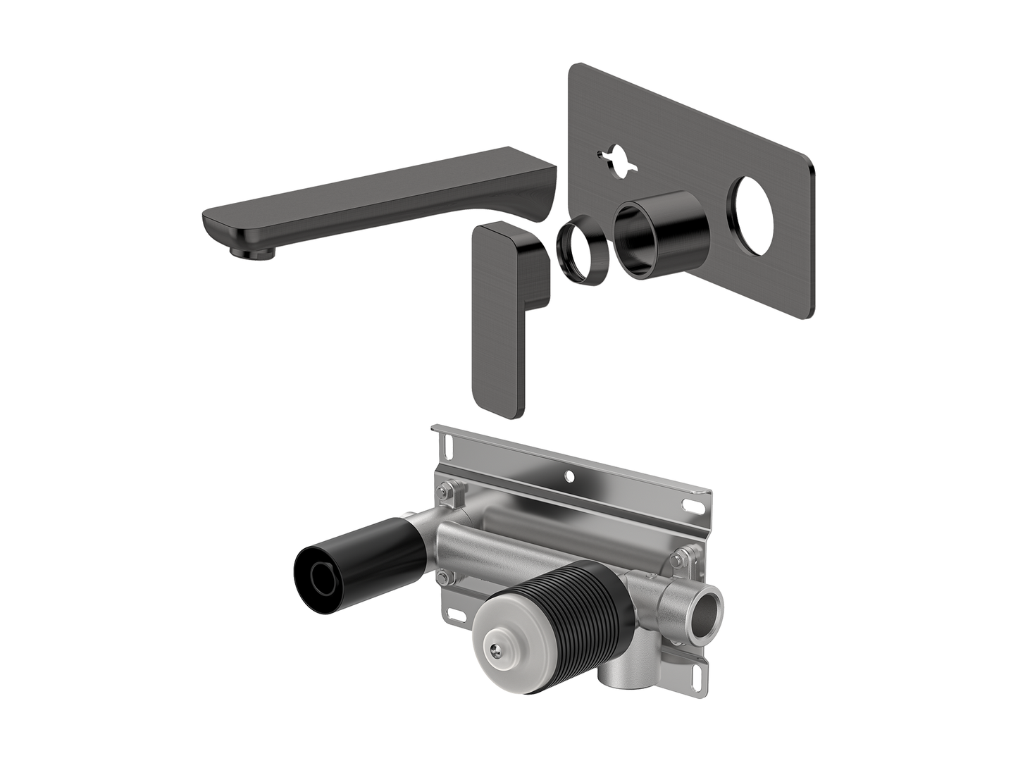 Aspen Wall Basin/Bath Mixer
