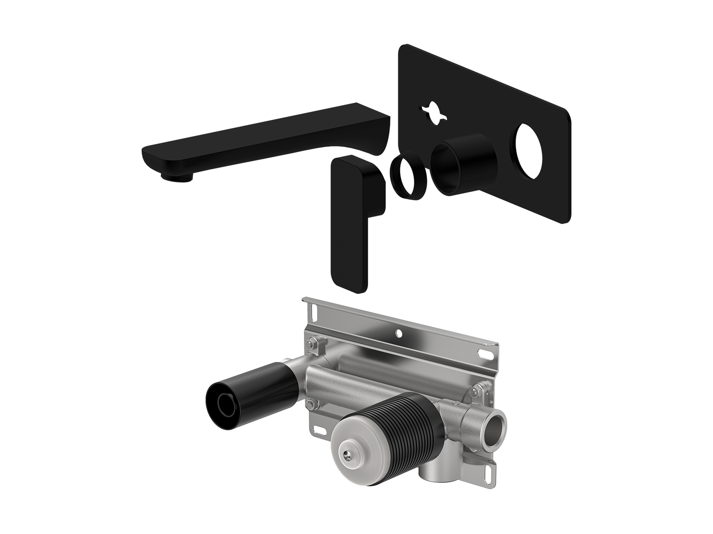 Aspen Wall Basin/Bath Mixer