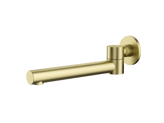 Maple Swivel Bath Spout Brushed Gold