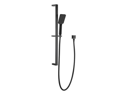 Aspen Shower Rail Matte Black