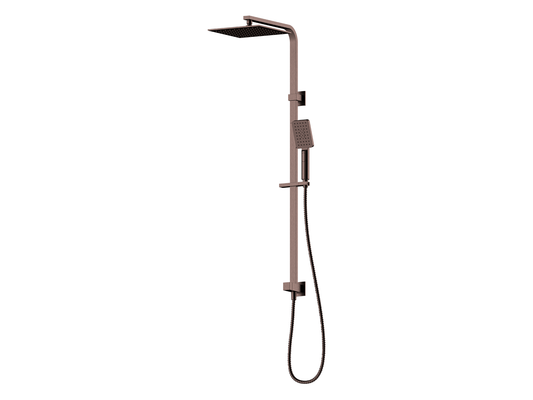Aspen Twin Shower Rail II Antique Copper