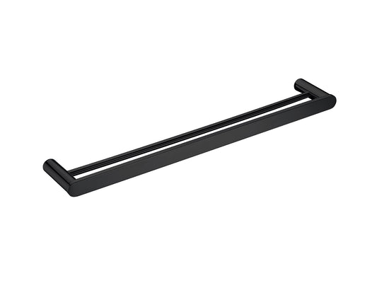 Azalea 600mm Double Towel Rail Matte Black