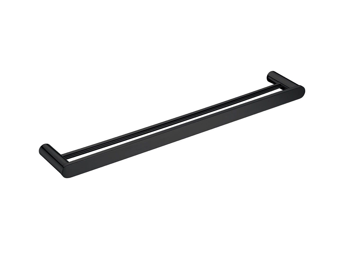 Azalea 800mm Double Towel Rail Matte Black