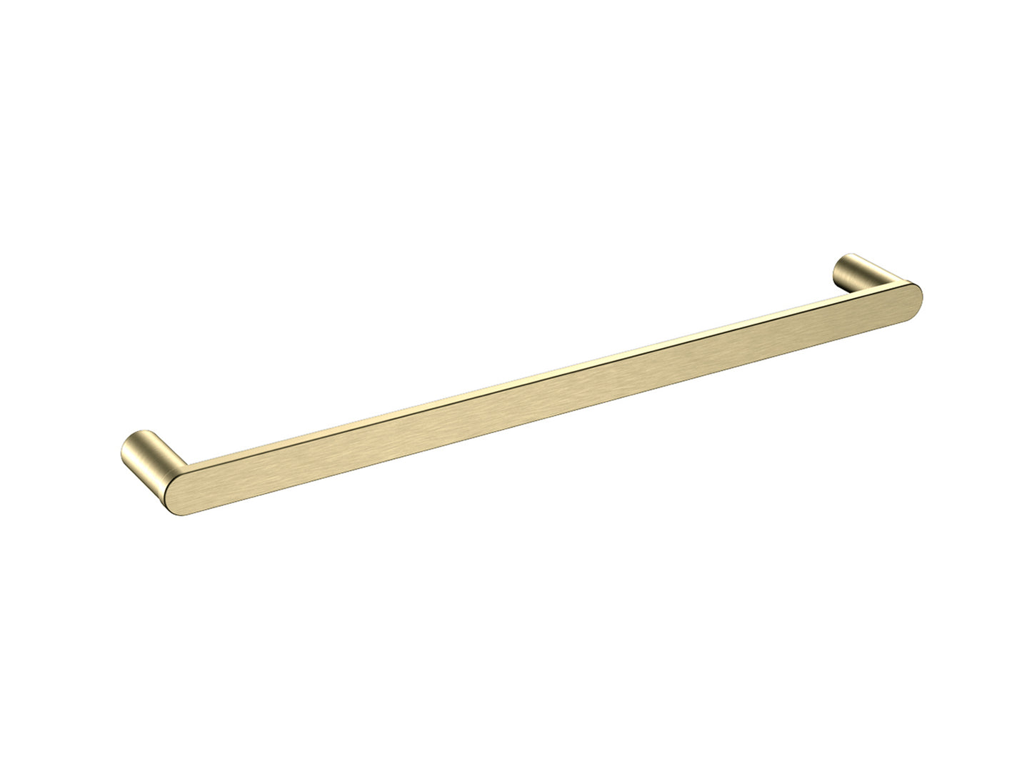 Azalea 800mm Single Towel Rail Brushed Gold