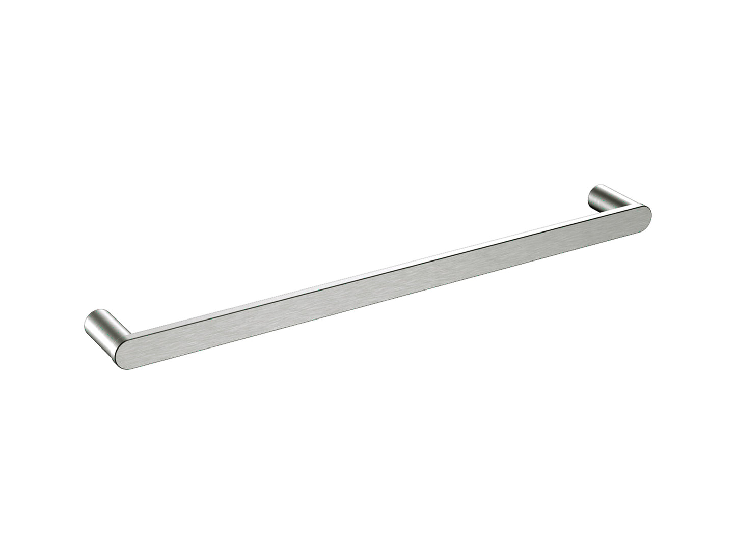 Azalea 600mm Single Towel Rail Brushed Nickel