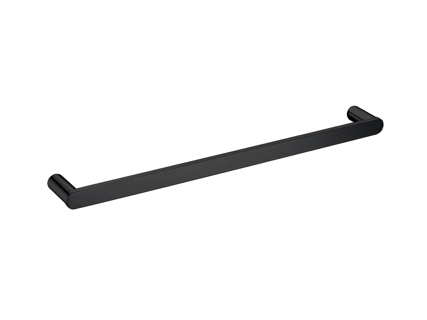 Azalea 800mm Single Towel Rail Matte Black