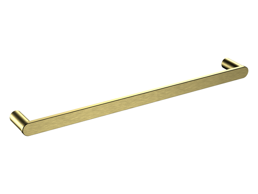 Azalea 600mm Single Towel Rail Brushed Gold