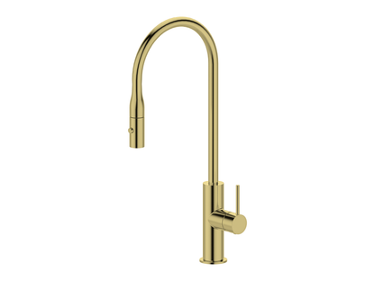 Bluebell Gooseneck Pullout Sink Mixer with Vegie Spray