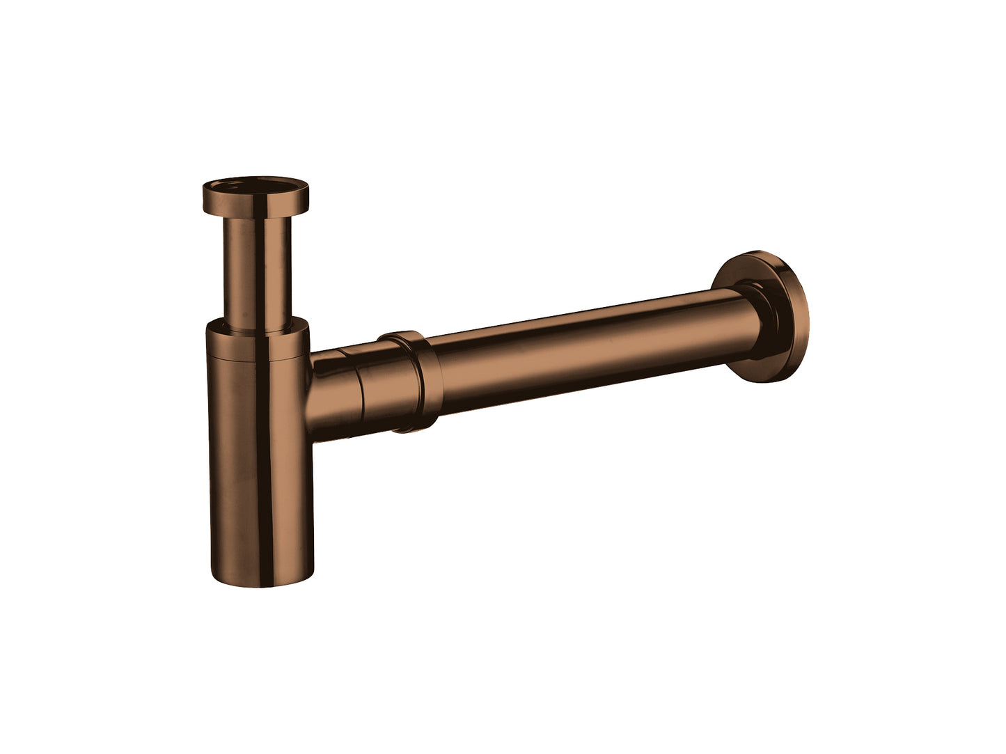 40mm Bottle Trap Brushed Copper