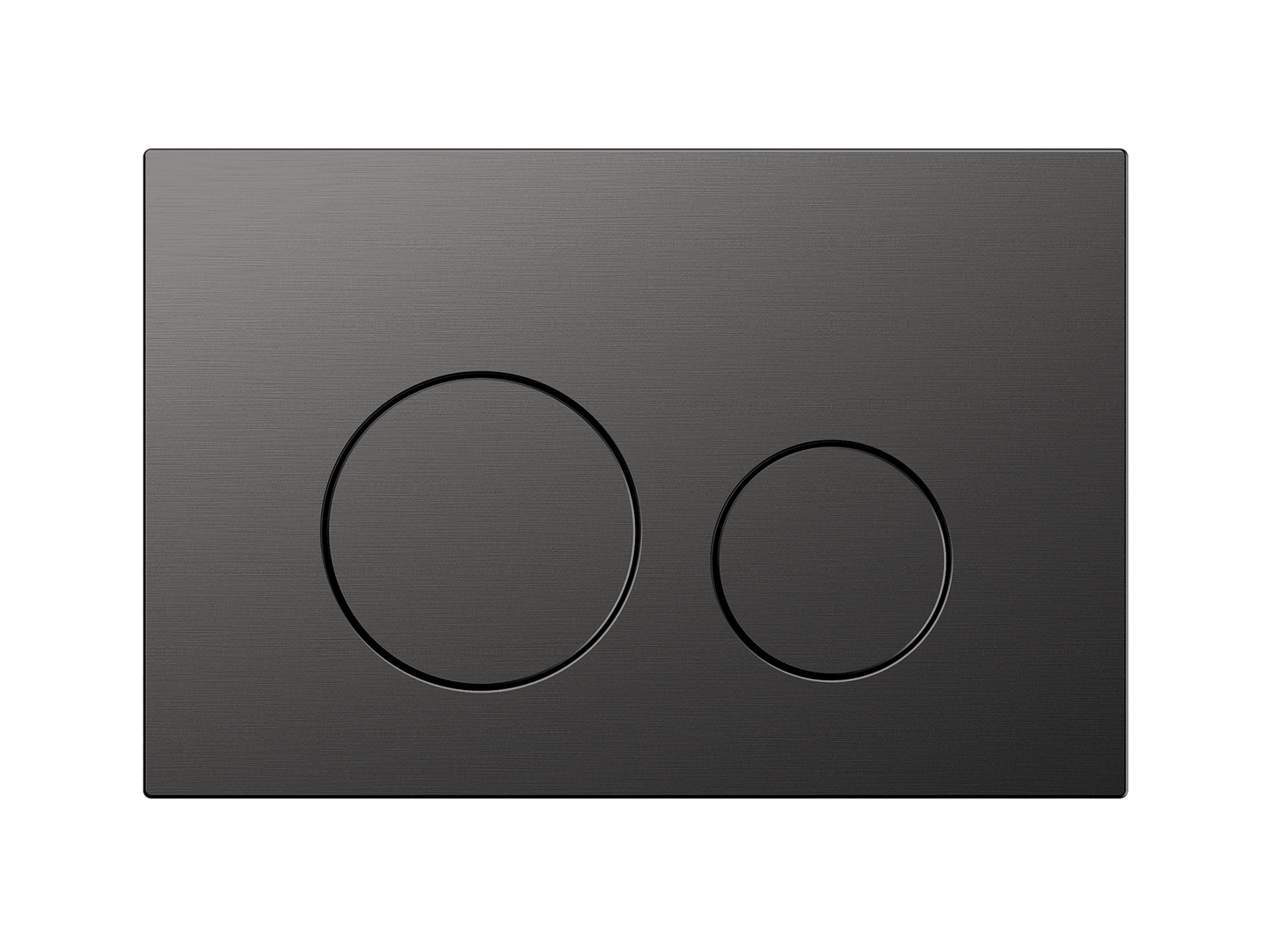 Wattle Dual Flush In-Wall Cistern Button Gun Metal