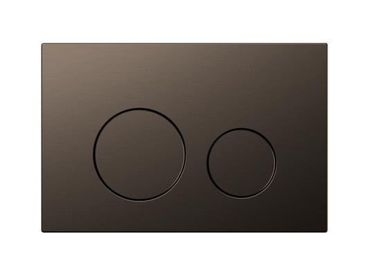 Wattle Dual Flush In-Wall Cistern Button Vintage Brass