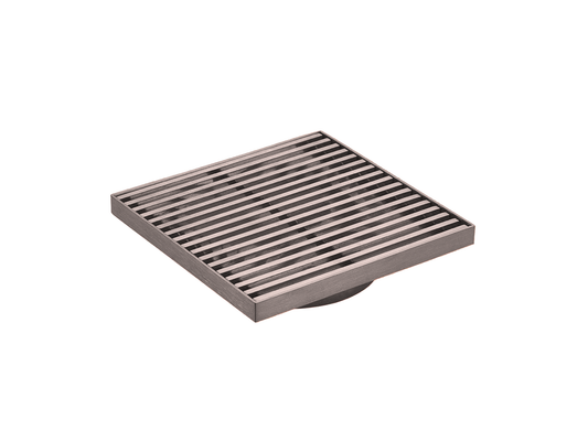 115 x 115mm Stainless Steel Wedge Wire Floor Grate Rosé