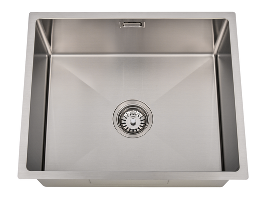Hazel VII Single Bowl Sink with Overflow 540 x 440 x 300mm Stainless Steel