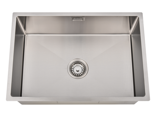 Hazel VII Single Bowl Sink with Overflow 640 x 440 x 230mm Stainless Steel