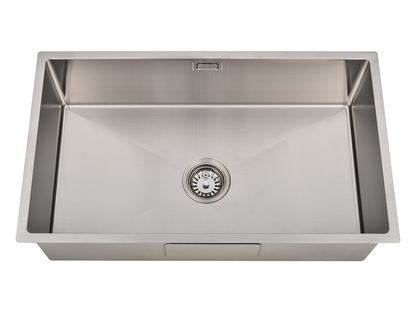Hazel VII Single Bowl Sink with Overflow 760 x 440 x 230mm Stainless Steel