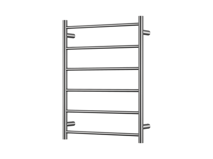 600 x 800mm 6 Bar Round Heated Towel Ladder