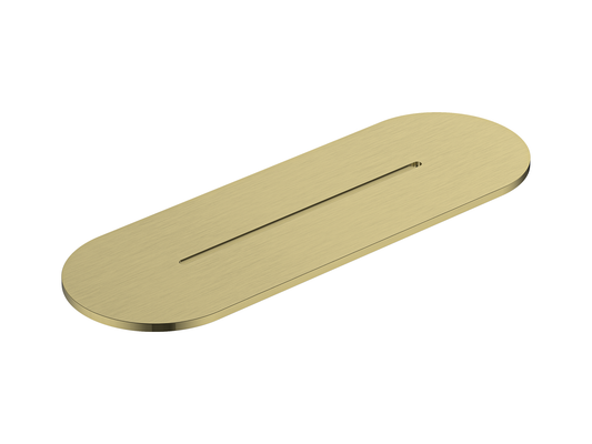 Lotus Metal Shelf 300mm Brushed Gold
