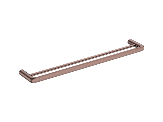 Lotus 600mm Double Towel Rail Antique Copper