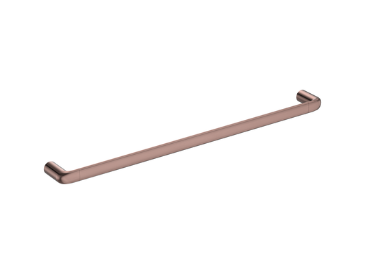 Lotus 600mm Single Towel Rail Antique Copper