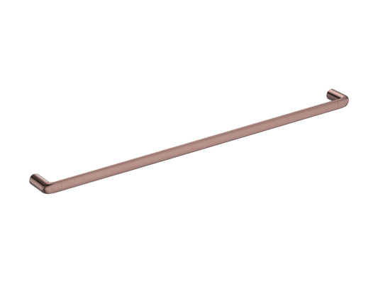 Lotus 800mm Single Towel Rail Antique Copper