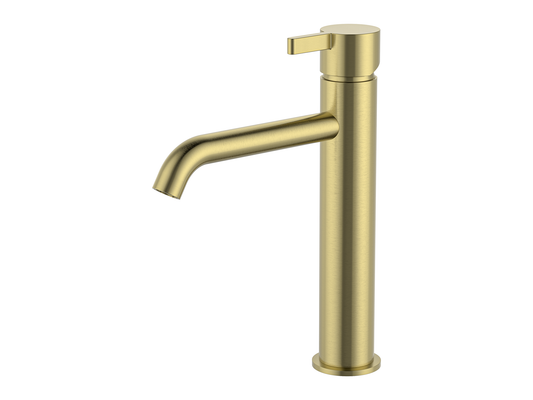 Lotus Vessel Mixer Brushed Gold