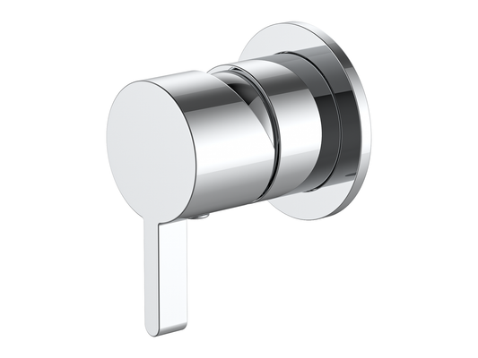 Lotus Wall Shower/Bath Mixer 60mm Plate Chrome
