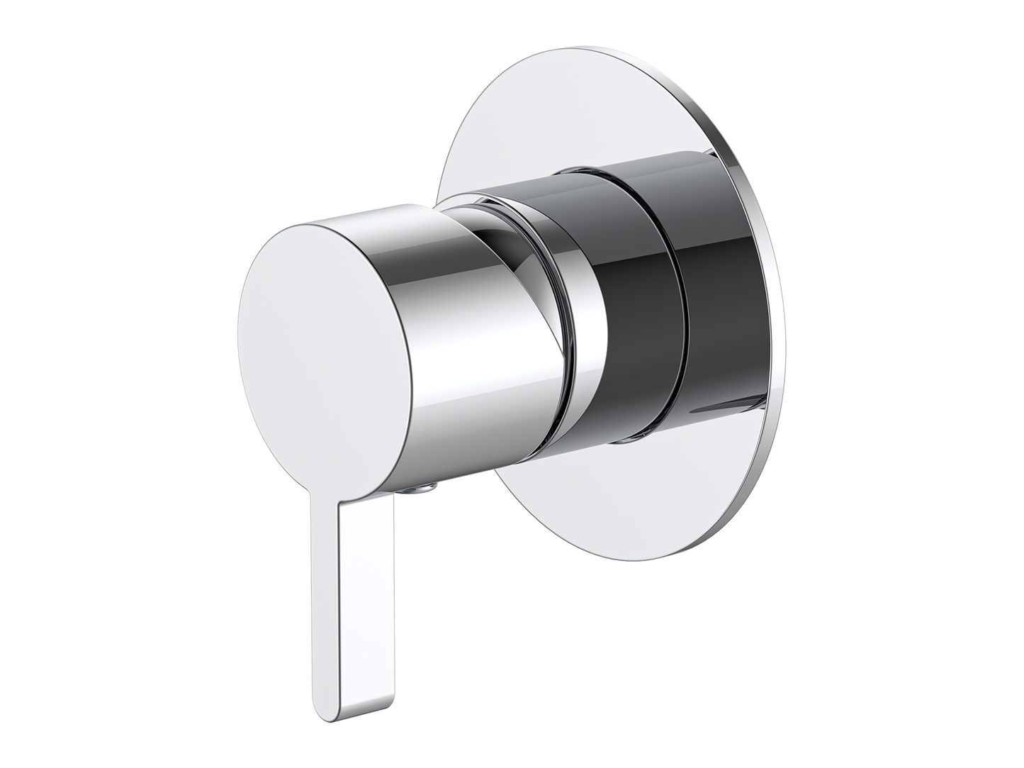 Lotus Wall Shower/Bath Mixer 80mm Plate Chrome