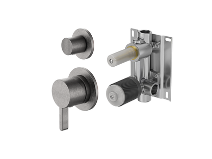 Lotus Wall Diverter Shower/Bath Mixer Separate Plates